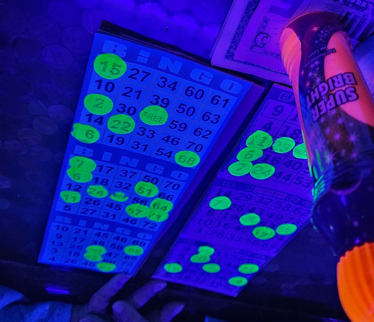 Blacklight Bingo