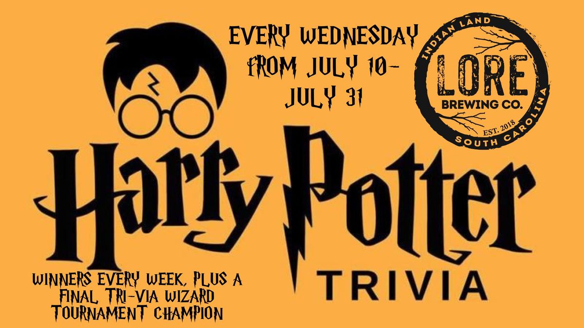 Tri(via)-Wizard Tournament - A Harry Potter Trivia Event Week 1 - Movies 1 & 2