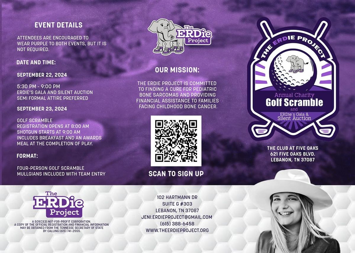 The ERDie Project's 2nd Annual Charity Golf Scramble and Gala