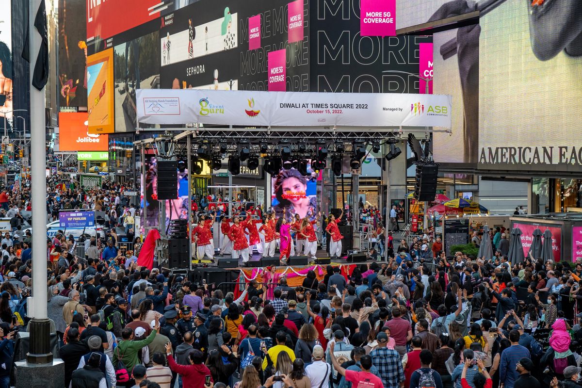 Diwali at Times Square 2024