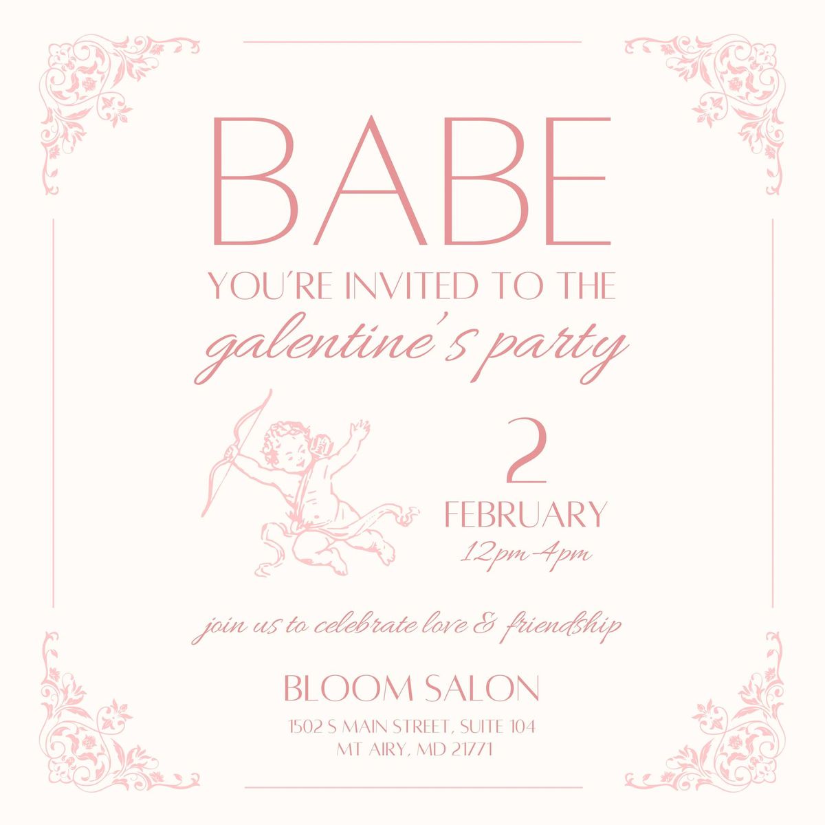 Bloom\u2019s Galentine\u2019s Party \ud83d\udc9e