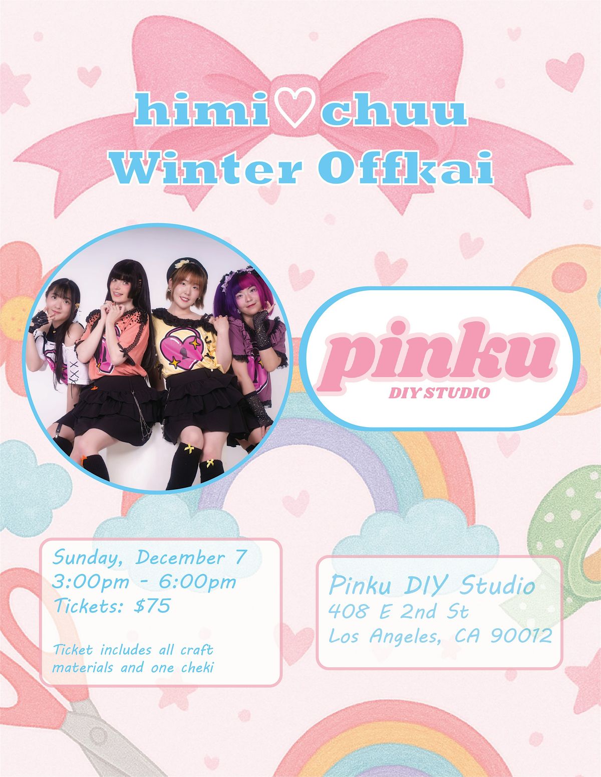 himi\u2661chuu Winter Offkai at Pinku DIY Studio