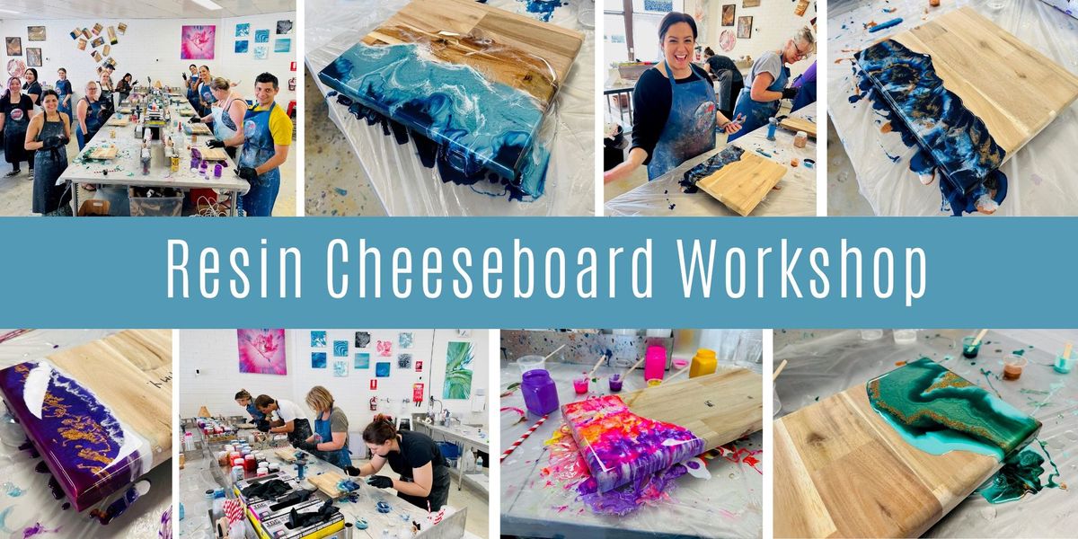 Resin Art Class - Cheeseboards & Coasters