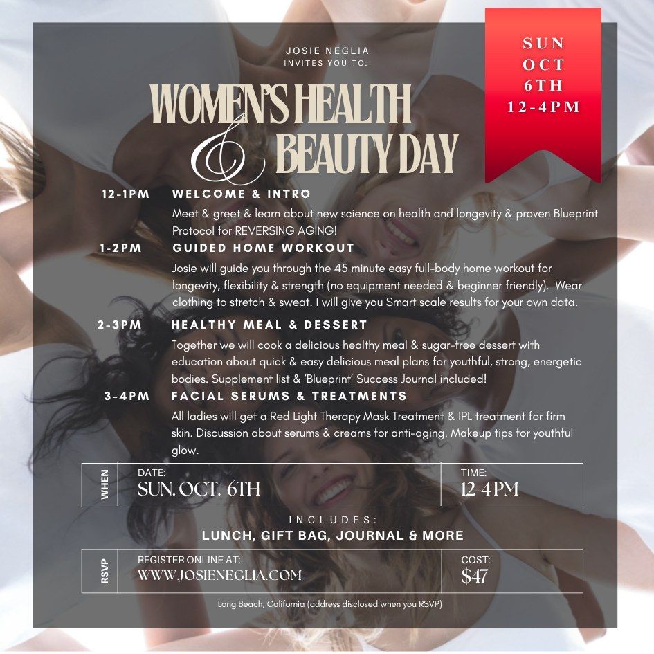 Women's Health & Beauty Day in Long Beach, CA Sun Oct 6th