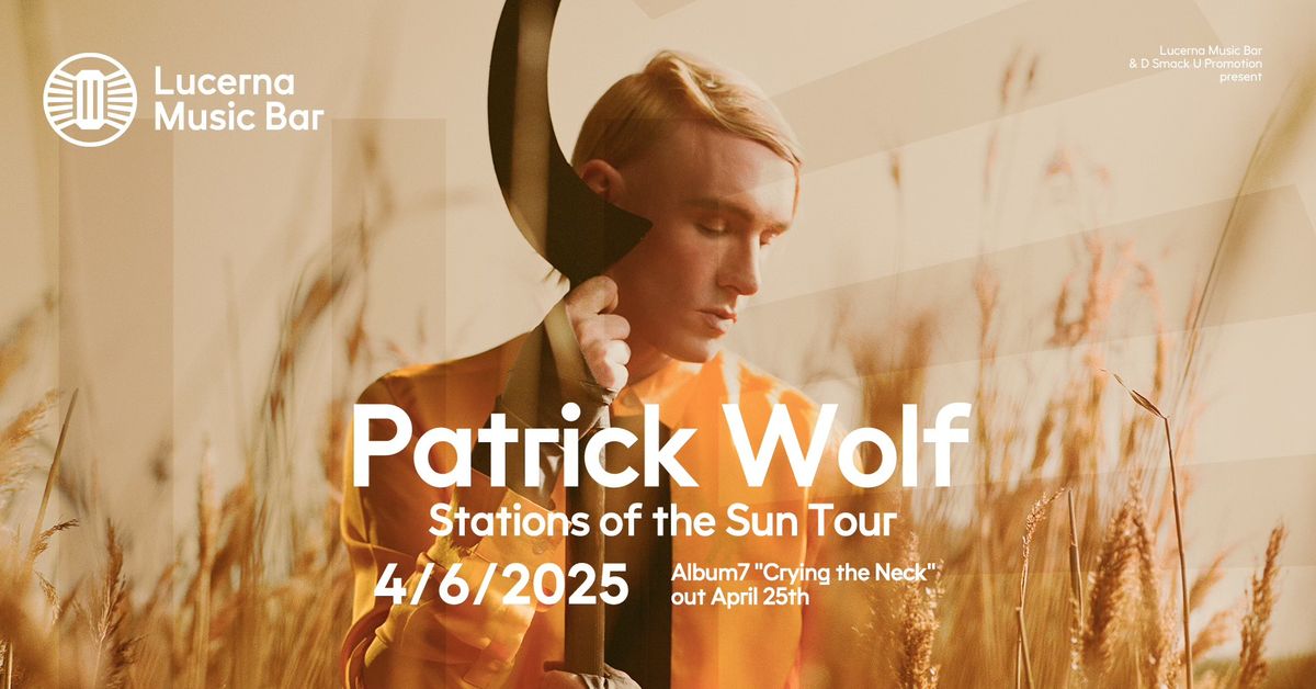 Patrick Wolf | Lucerna Music Bar