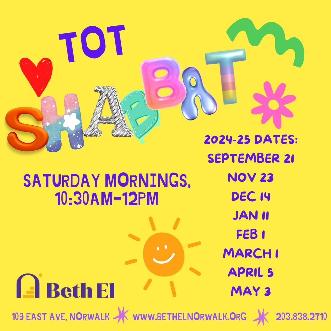 Tot Shabbat at CBE-Norwalk