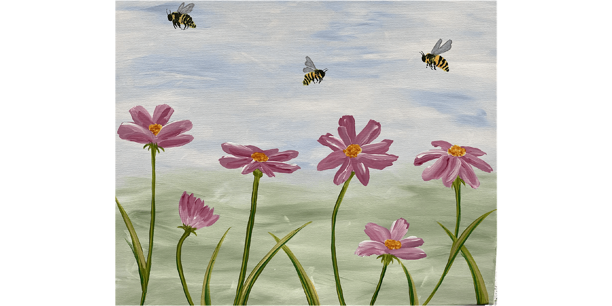 "Bees & Cosmos" - Wed May 13, 7PM