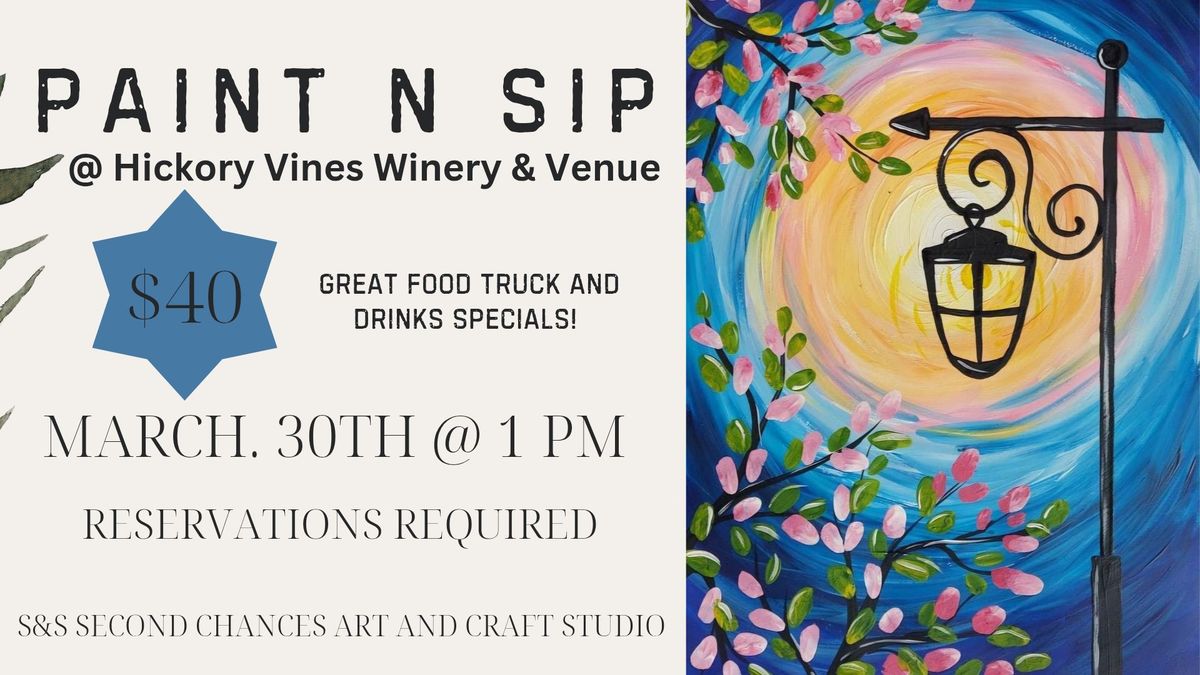 Paint N Sip @ Hickory Vines Winery & Venue