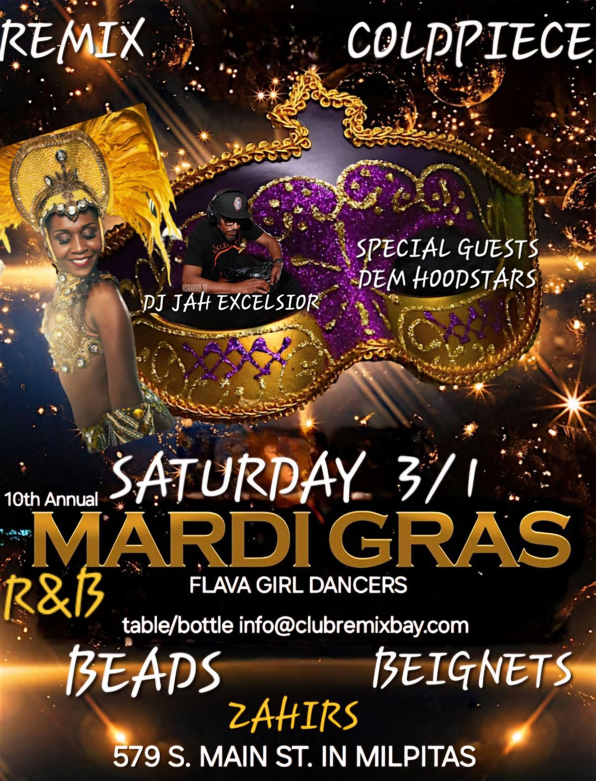 ANNUAL R&B MARDI GRAS-MILPITAS 