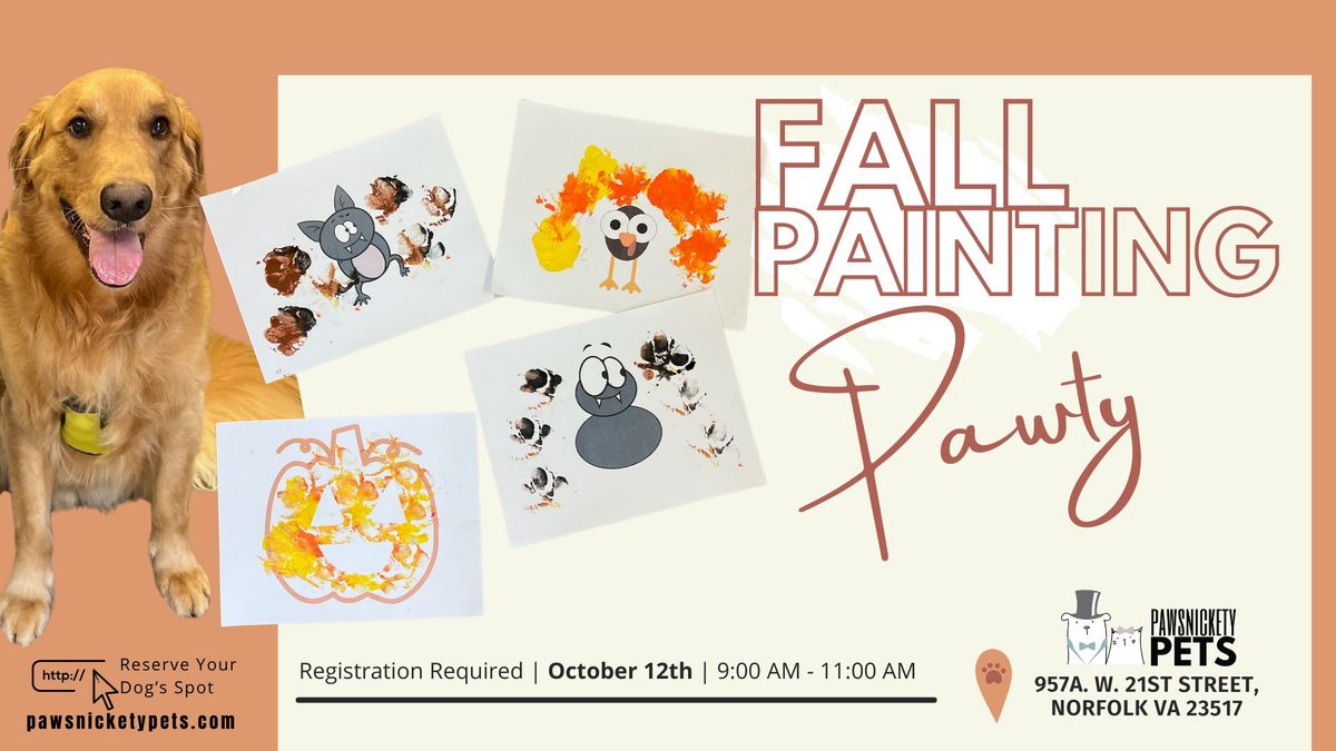 Fall Painting Pawty