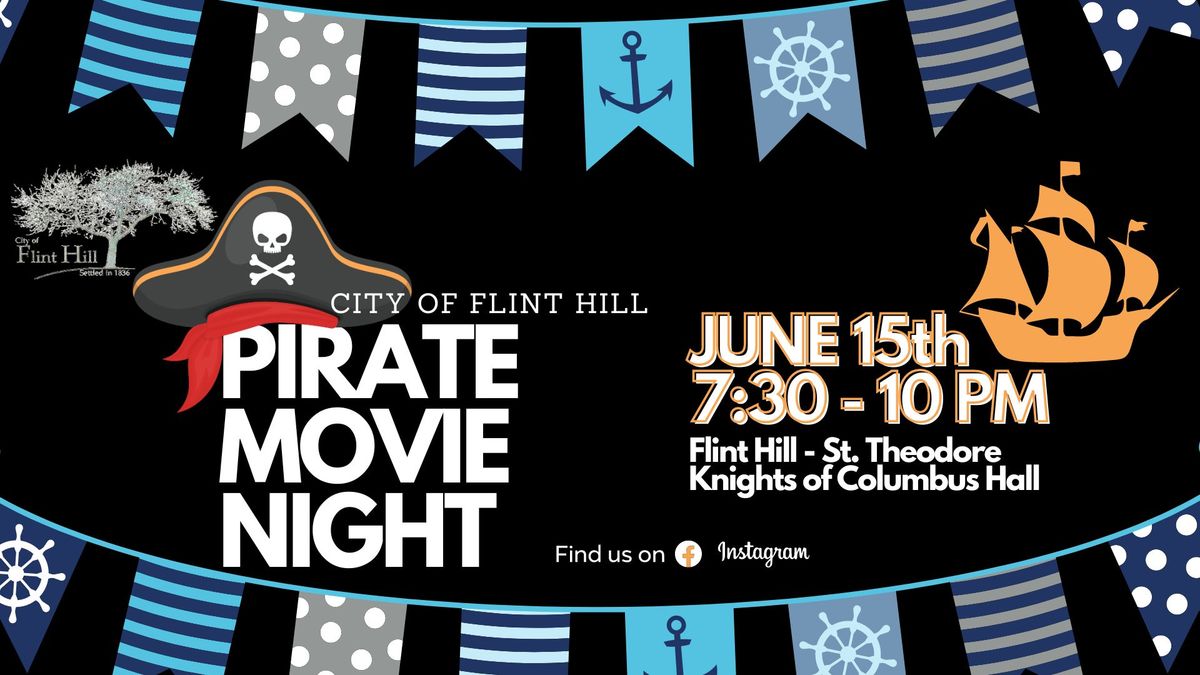 Pirate Movie Night - City of Flint Hill