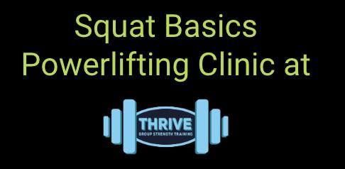 Squat Basics Powerlifting Clinic