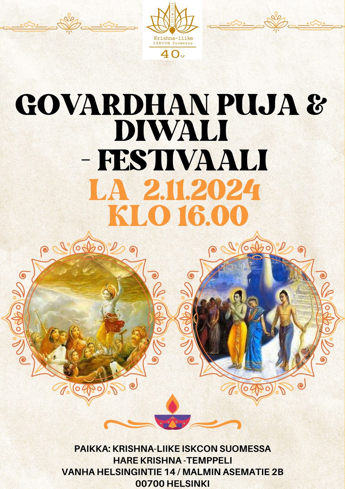 Govardhan Puja & Diwali 2024