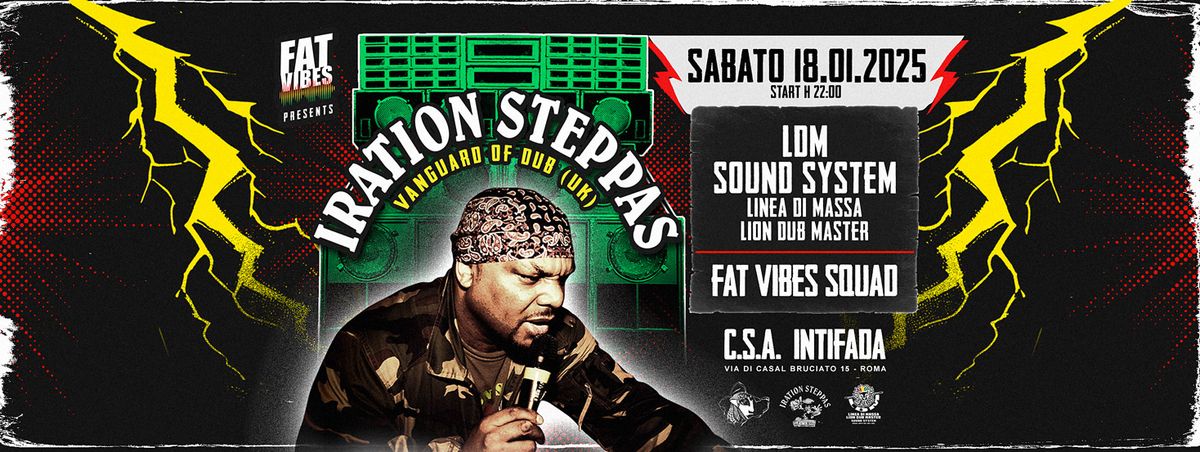 FAT VIBES \u2605 IRATION STEPPAS (UK) on LDM Sound System