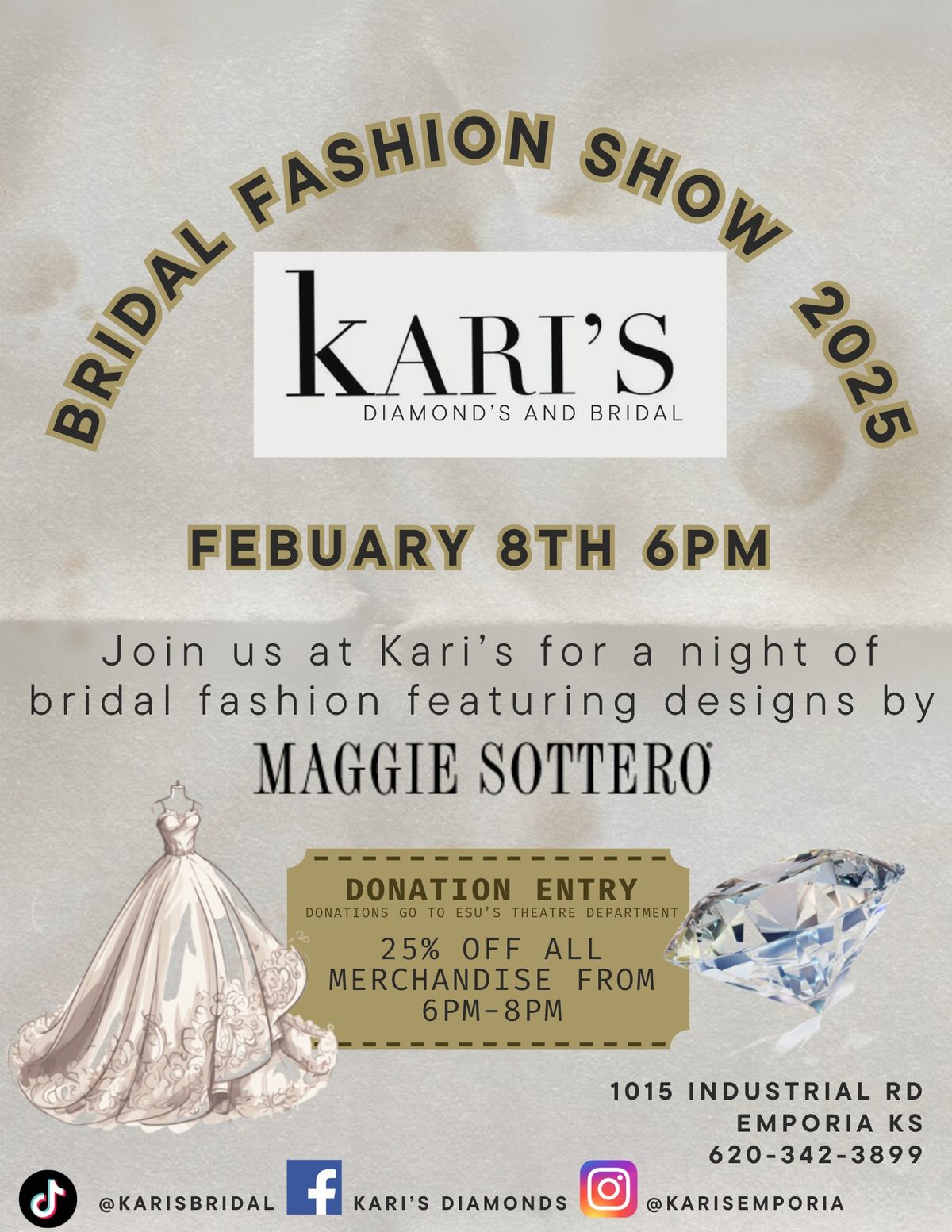 BRIDAL FASHION SHOW AND JEWELRY SALES EVENT 2025!!!