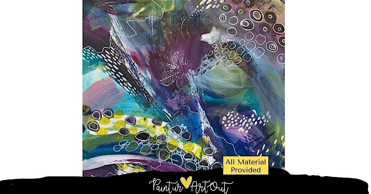Beginner Abstract Art with Paint Ur Art Out at Canopy Studio
