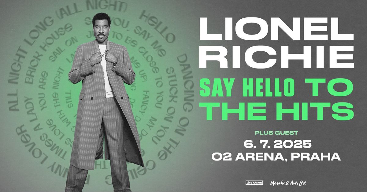 Lionel Richie: Say Hello To The Hits Tour | Praha