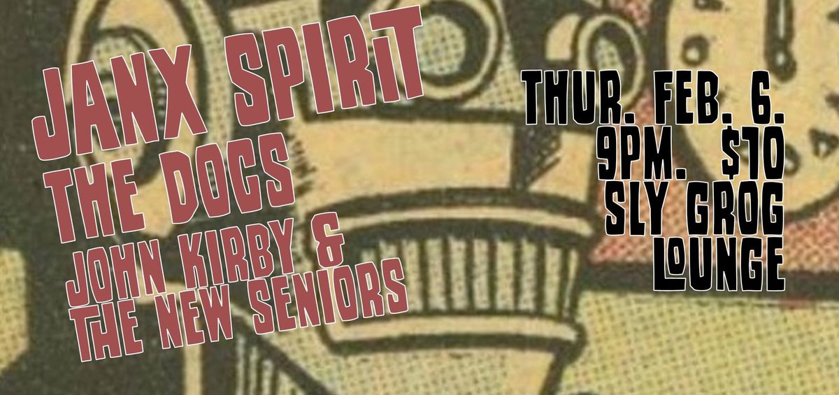 Janx Spirit Half Century at Sly Grog w\/The Docs, John Kirby & The New Seniors