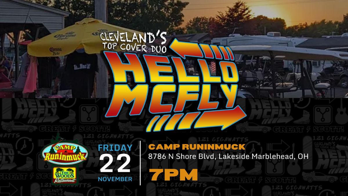 Hello McFly LIVE at Camp Runinmuck in Lakeside Marblehead, OH!