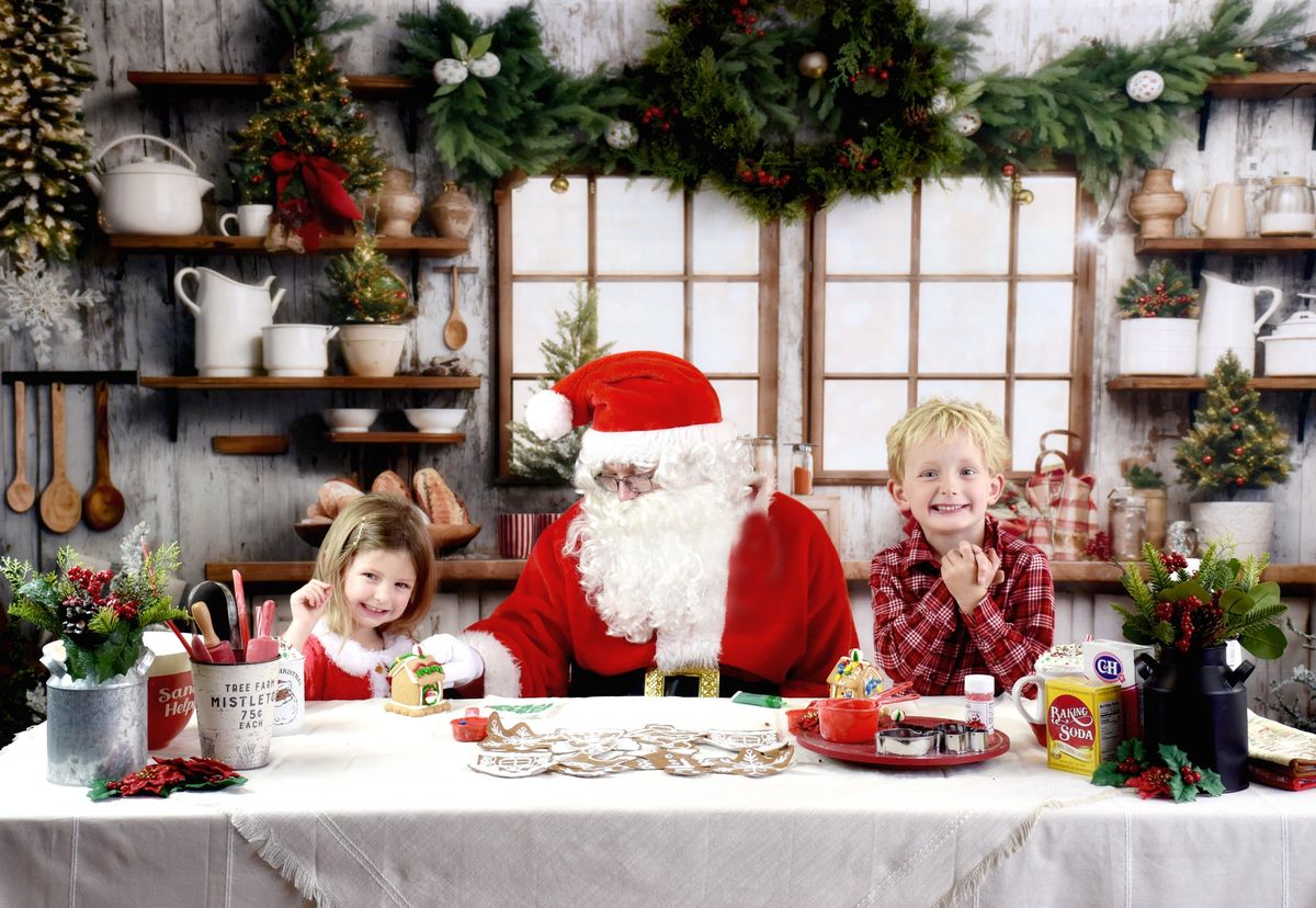 Cookie Decorating with Santa