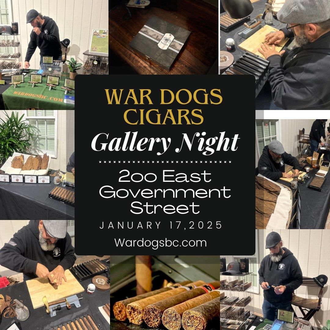 War Dogs Cigars Gallery Night