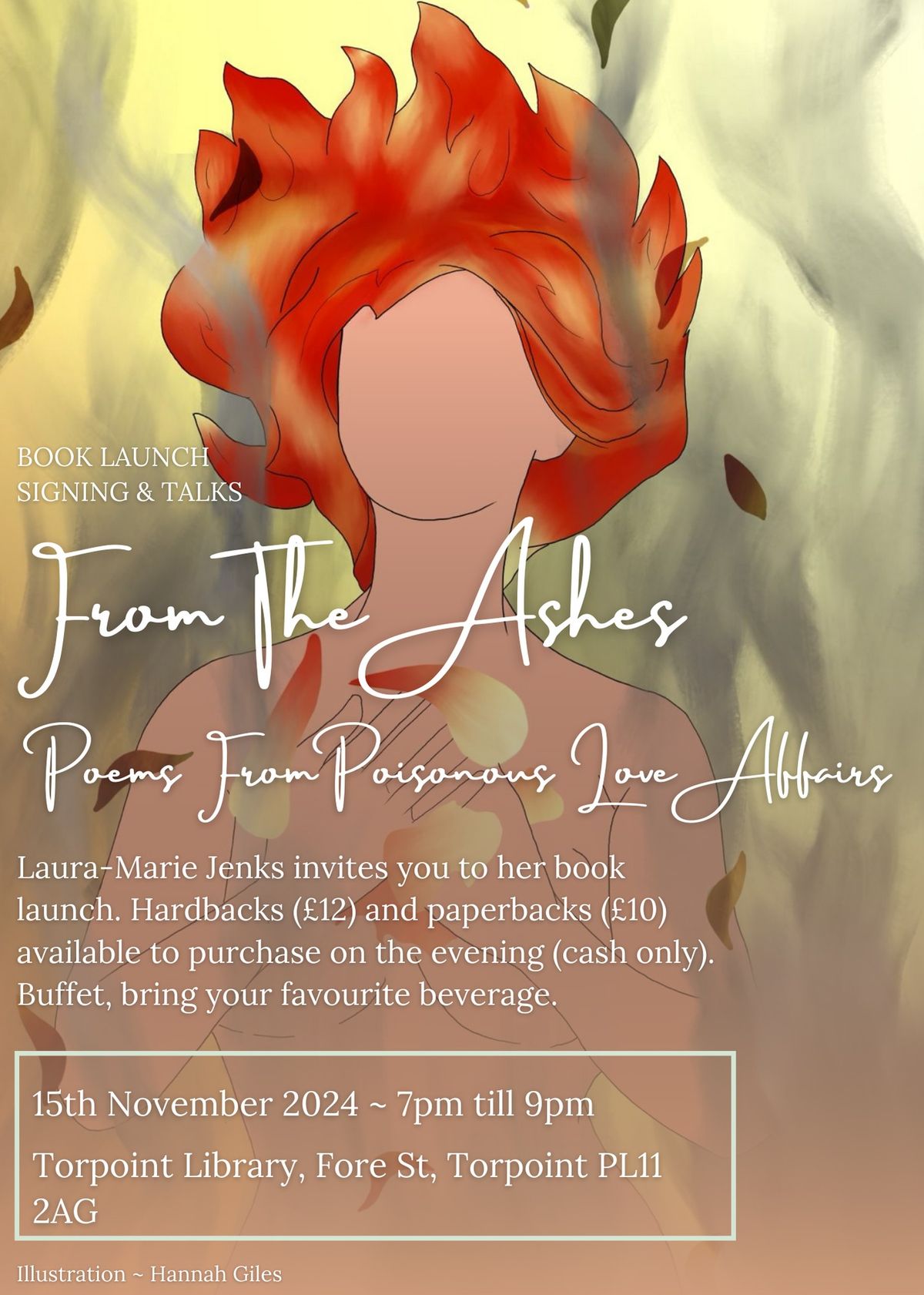 From The Ashes: Poems From Poisonous Love Affairs Book Launch 