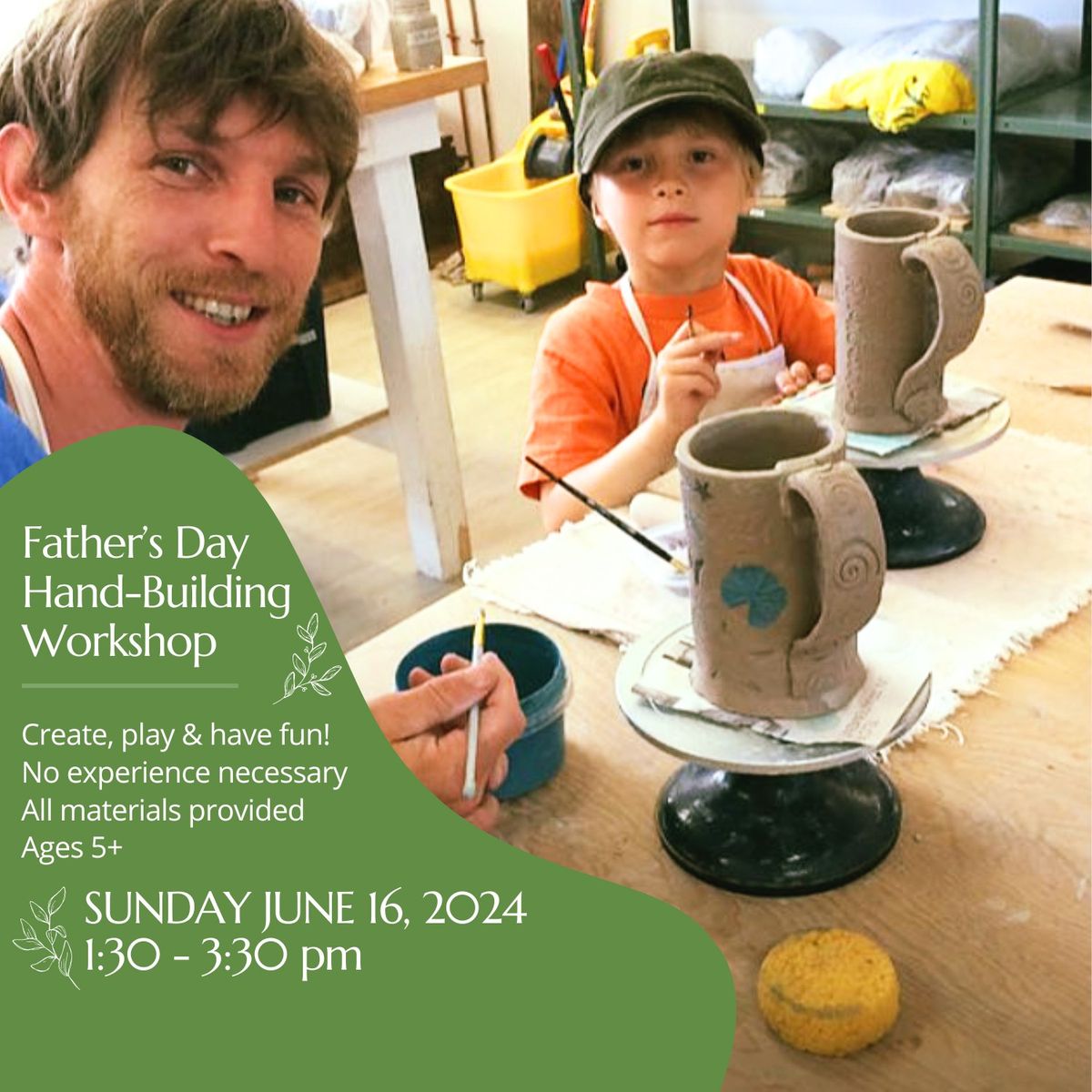 Father's Day Mug Hand-Building Workshop
