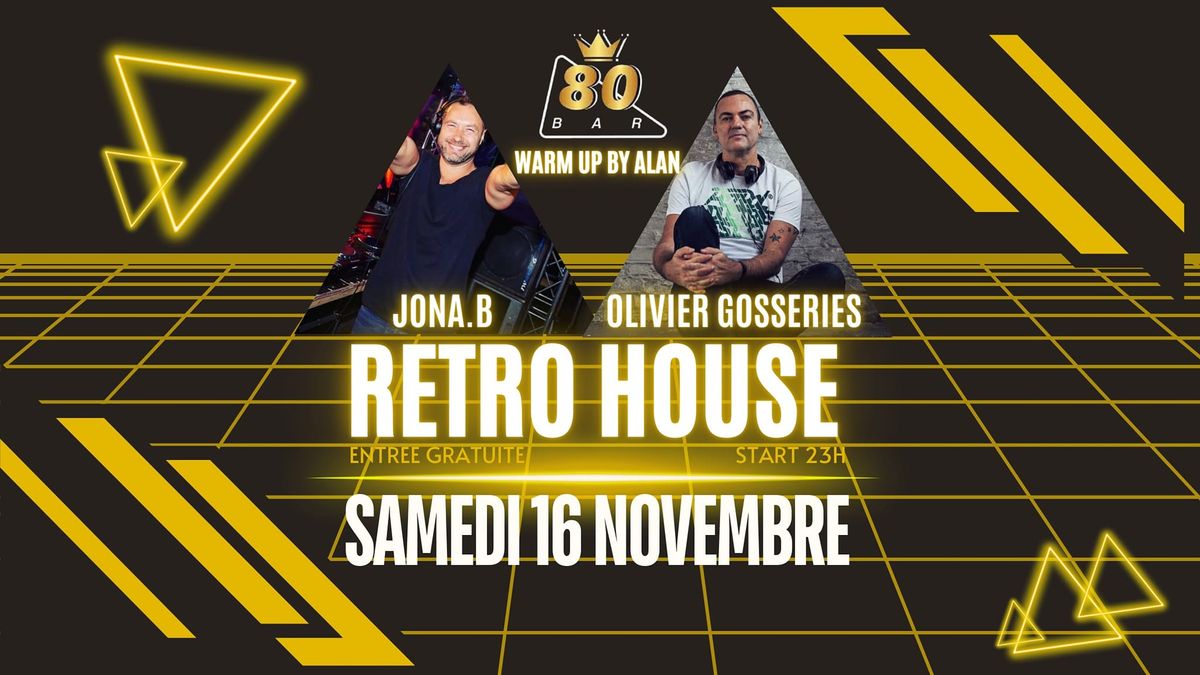 ALAN\/ OLIVIER GOSSERIES\/ JONA.B  100% RETRO HOUSE 