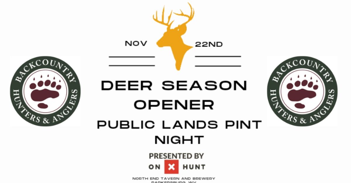 WV BHA Deer Opener Pint Night