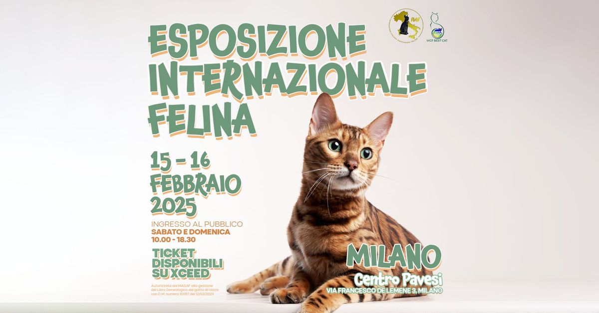 Esposizione Internazionale Felina \u2014 MILANO 