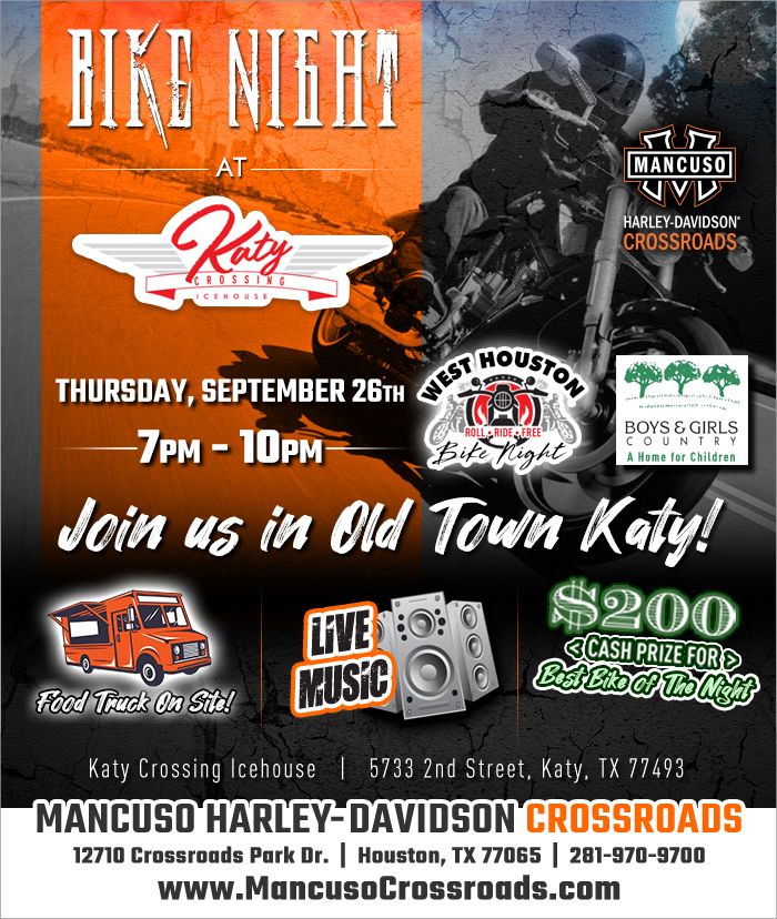 Bike Night - Katy Crossing Icehouse