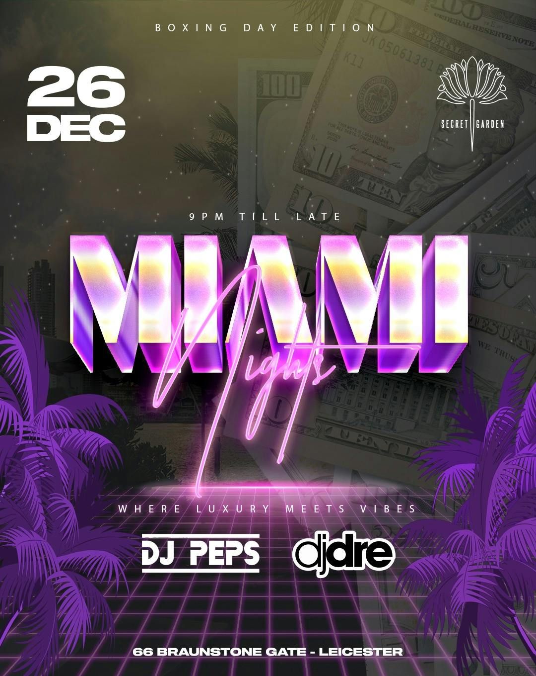 Miami Night - Boxing Day Edition \ud83d\udcb0\ud83c\uddfa\ud83c\uddf8