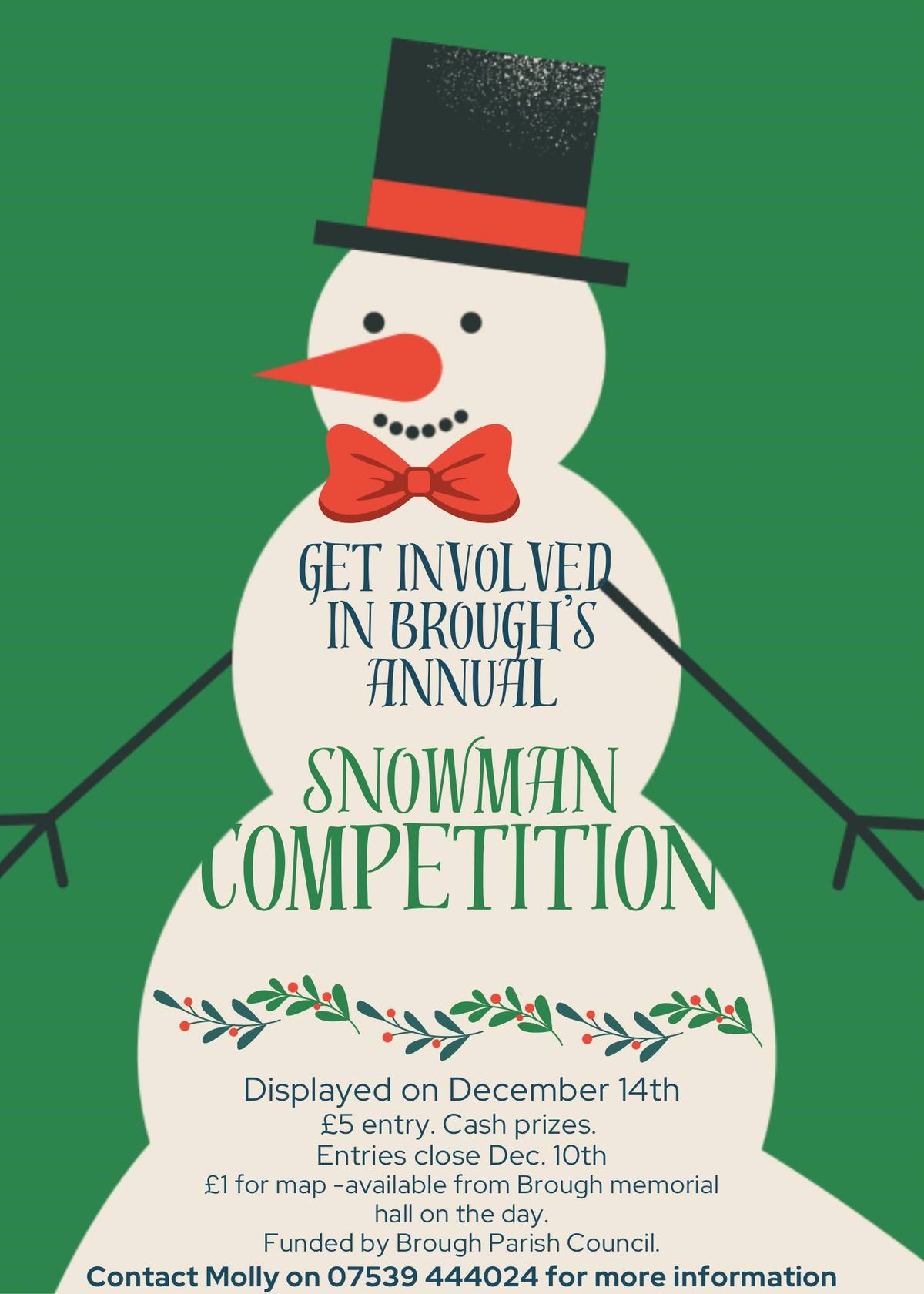 Brough's Snowman Competition