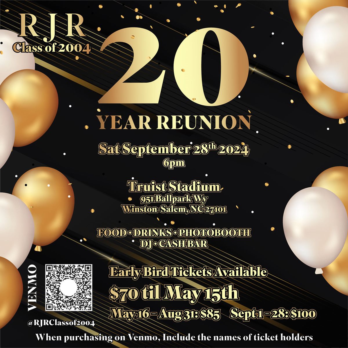 RJR Class of 2004 20th Reunion