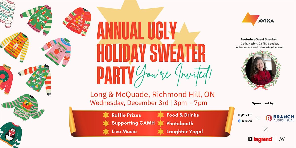 AVIXA GTA's Annual Ugly Holiday Sweater Party