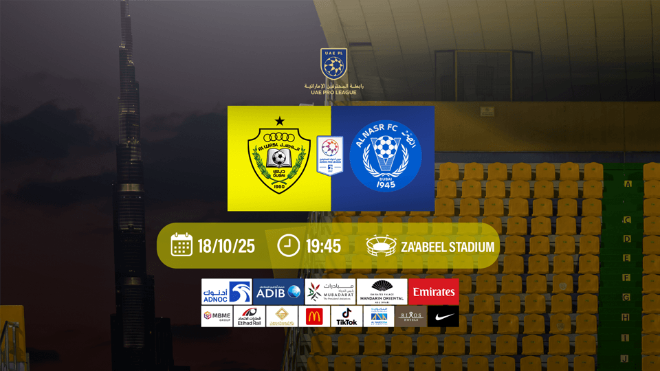 Al Wasl FC vs Al Nasr FC