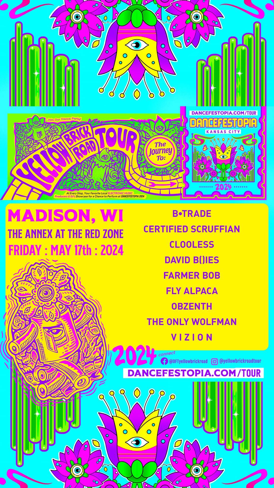 Madison - Dancefestopia Yellow Brick Road Tour