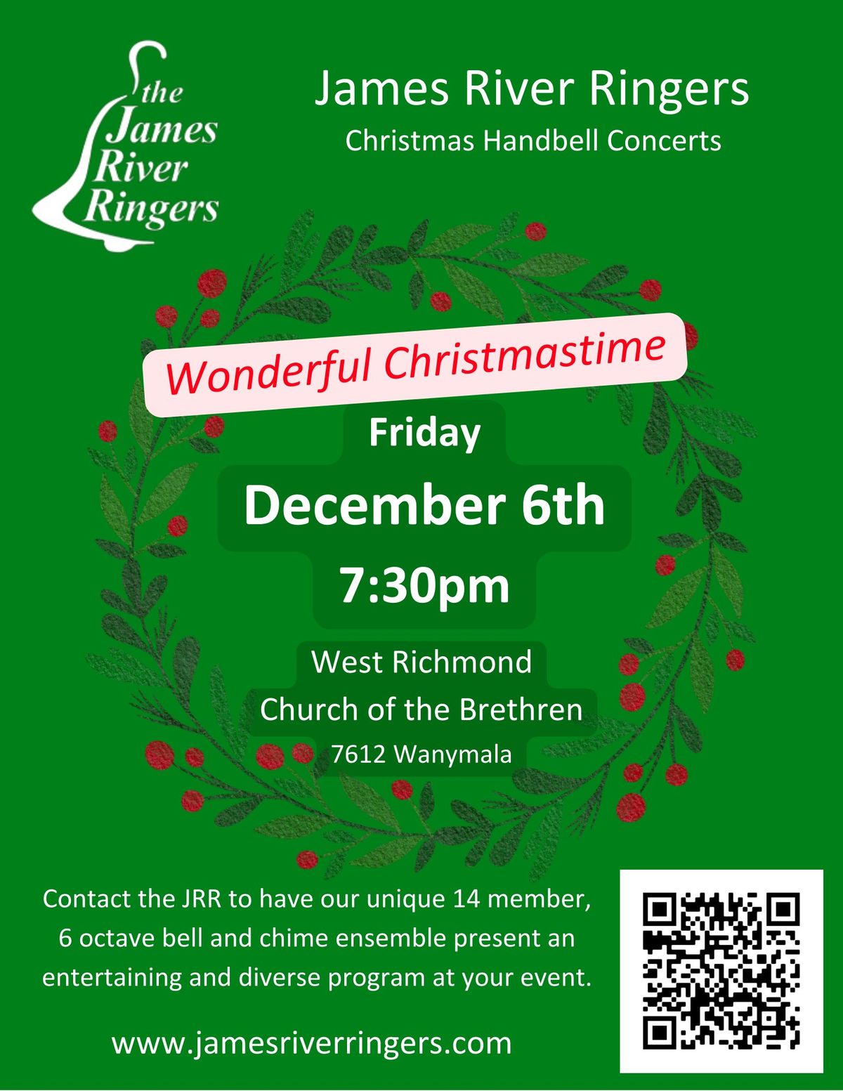 James River Ringers Holiday Concert