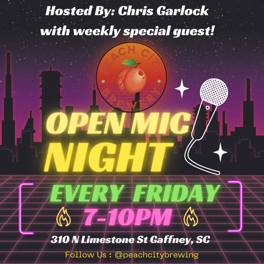 Open Mic Night @ The Peach! \ud83c\udf51 