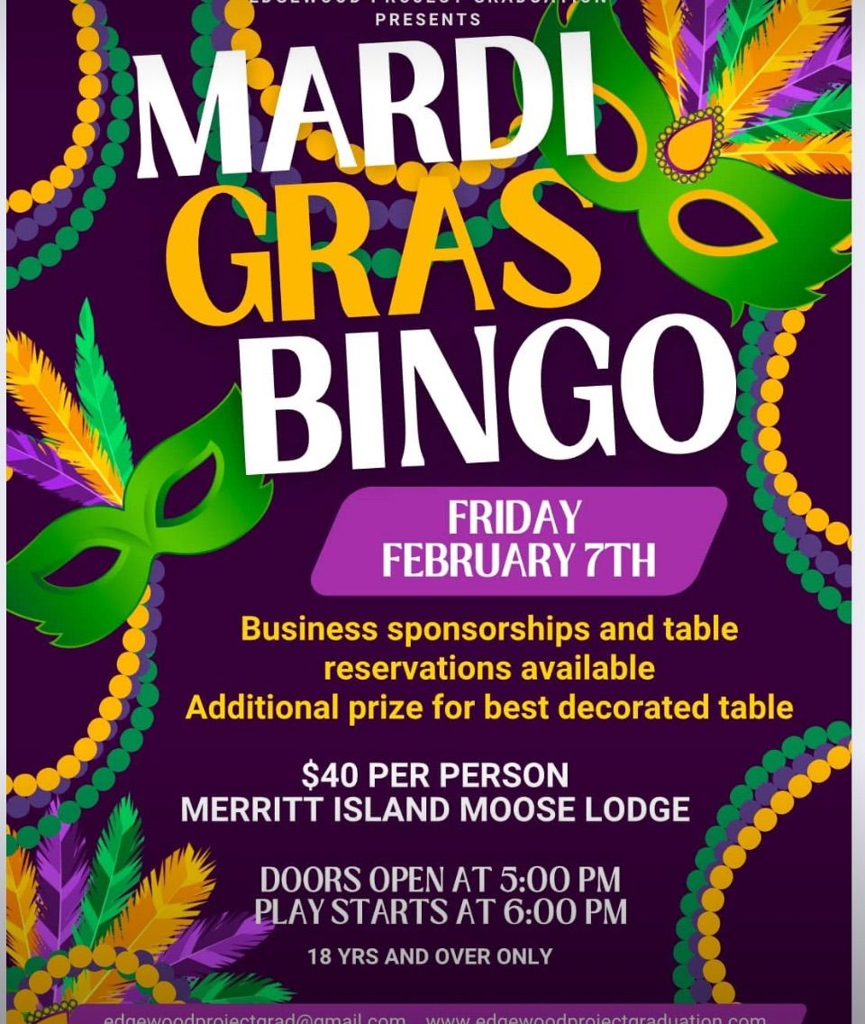 Mardi Gras Prize Bingo