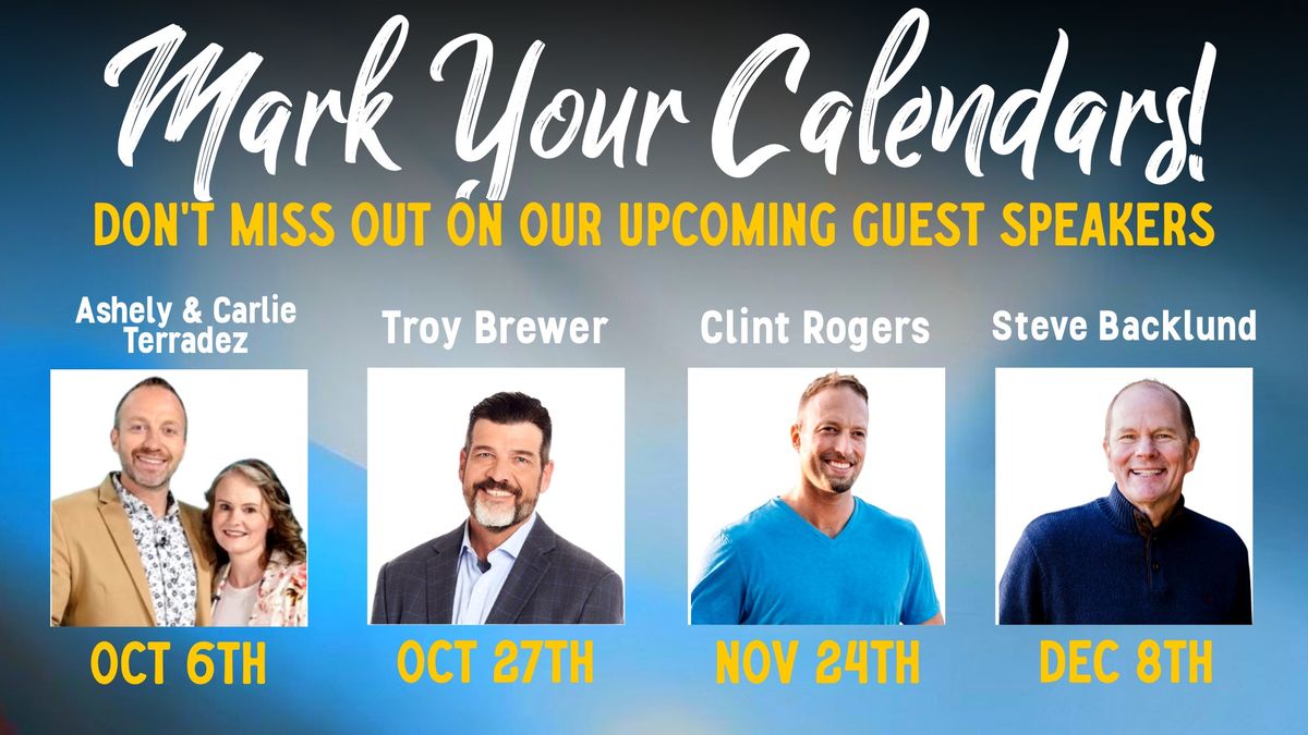 Upcoming Guest Speakers at Vida Church ! 