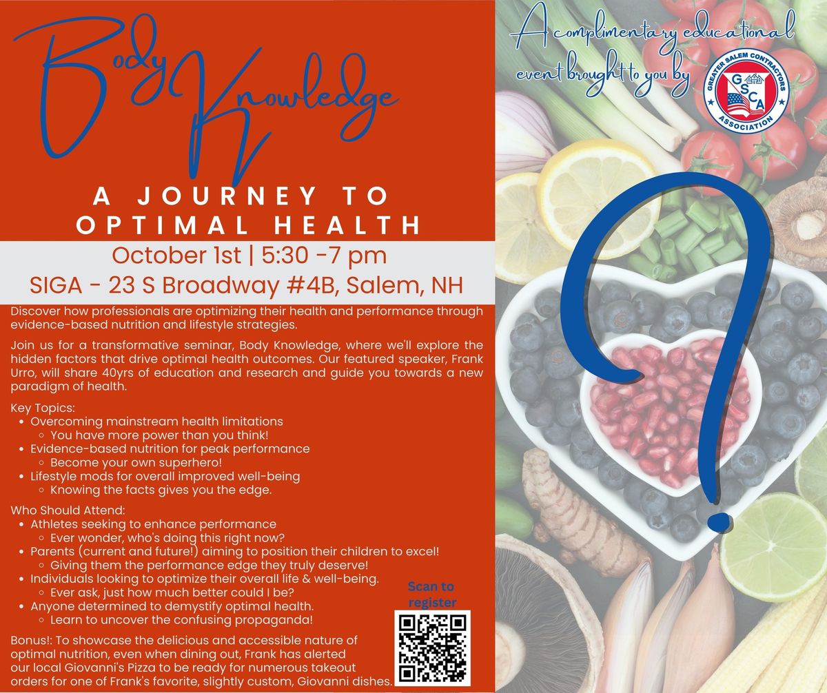 Body Knowledge: A Journey to Optimal Health