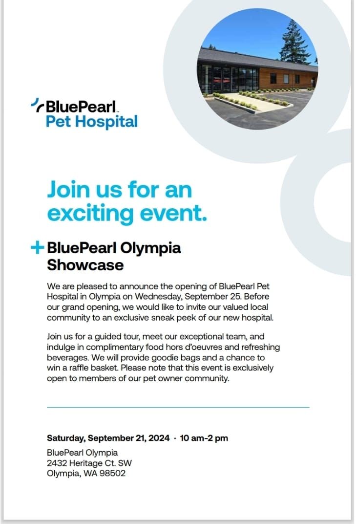 Adoption Event\/BluePearl Emergency Grand Opening 