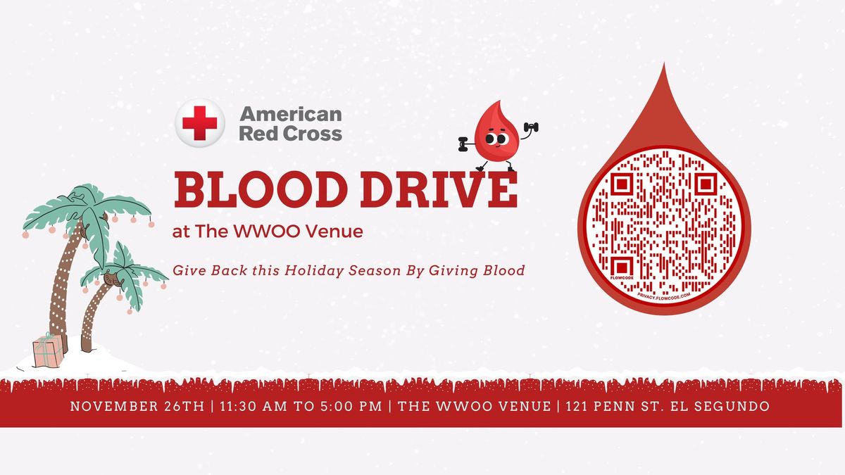 Red Cross Blood Drive at The WWOO Venue