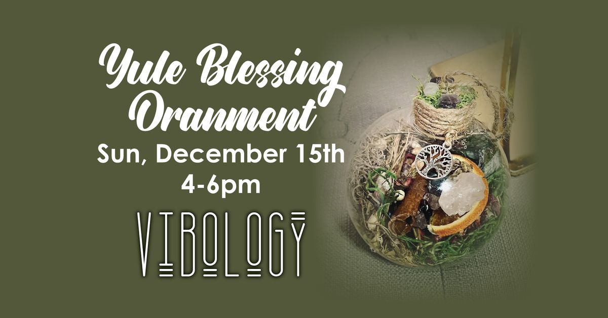 Yule Blessing Ornament