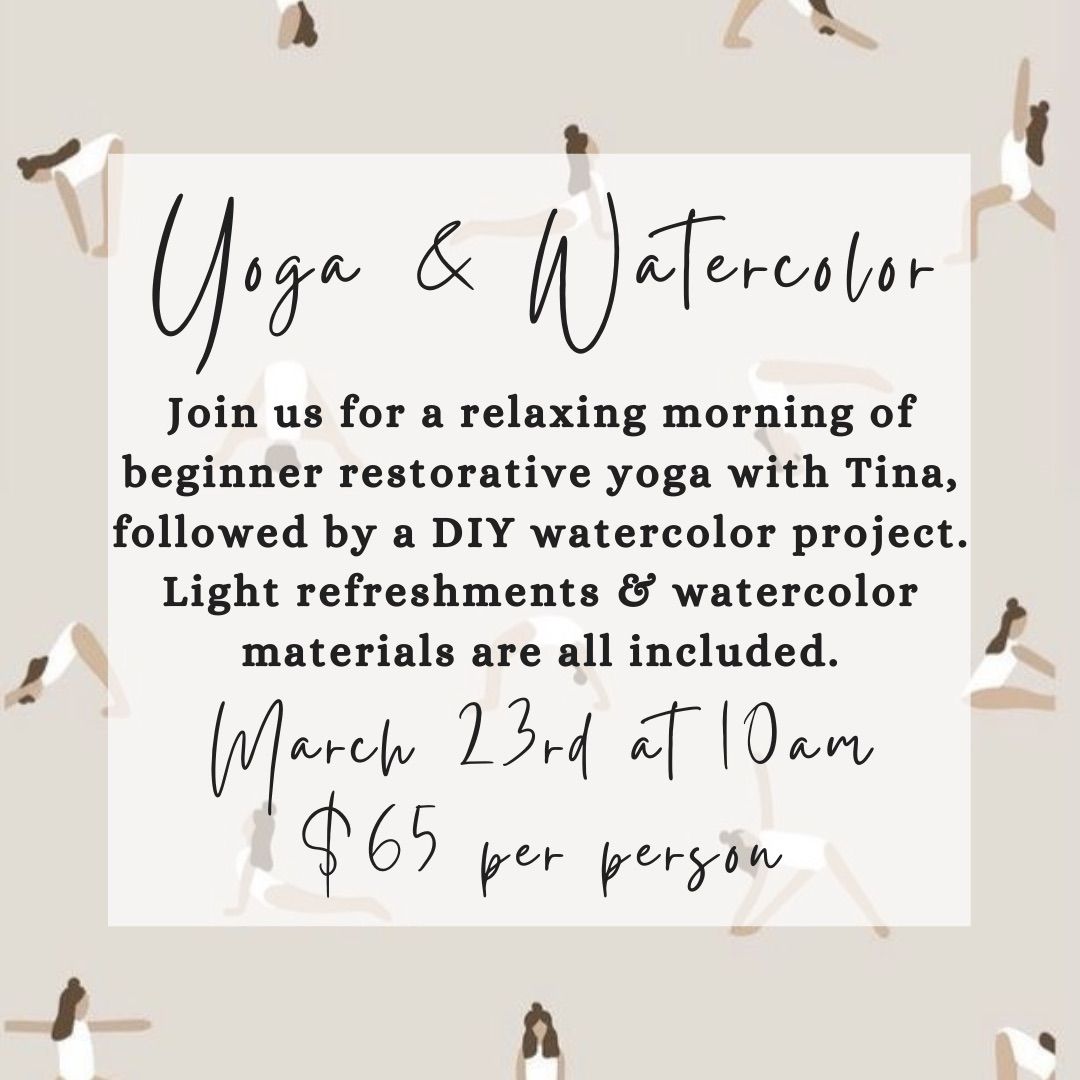 Yoga & Watercolor Workshop