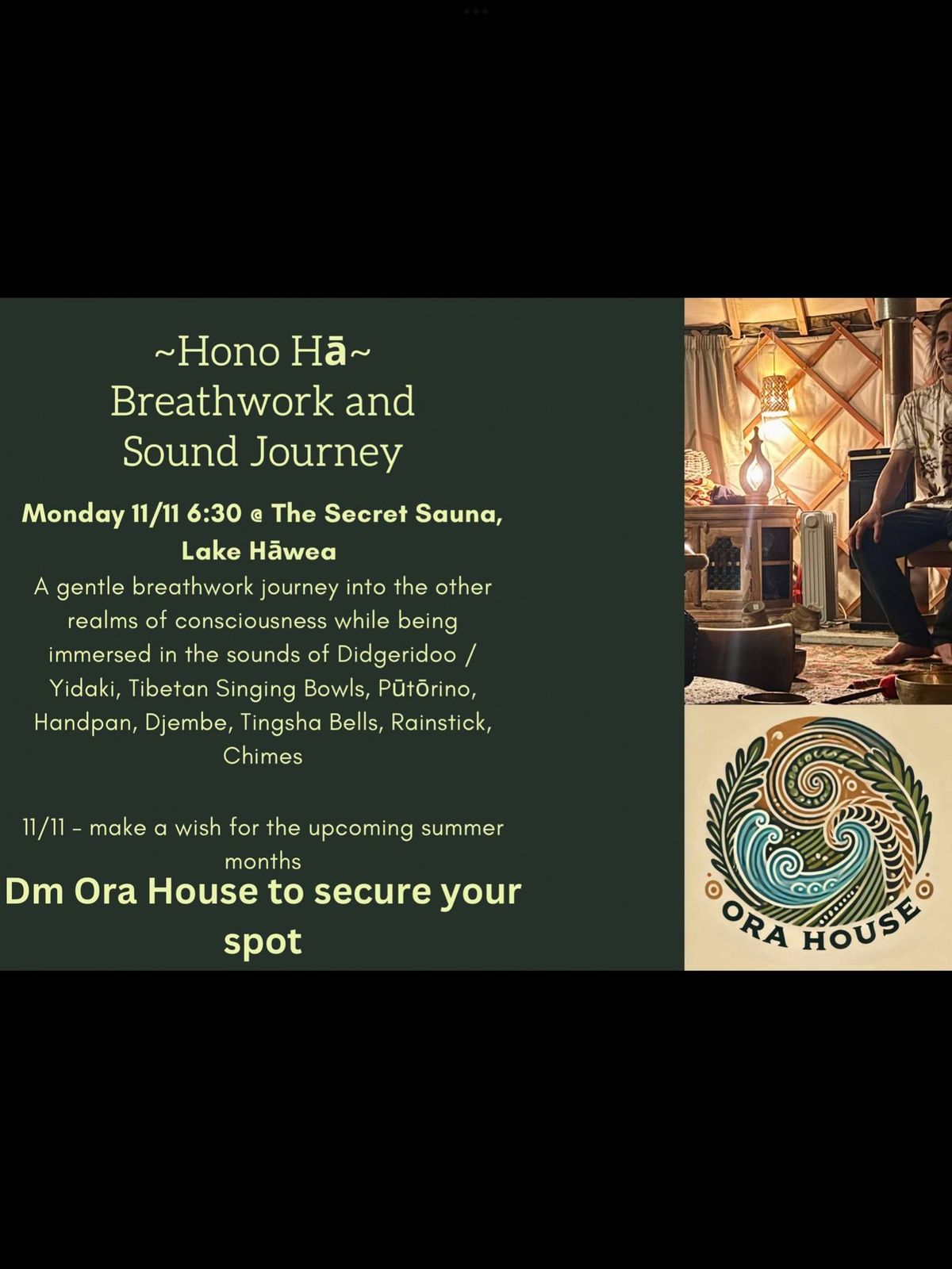 Hono H\u0101 - Breathwork and Sound Journey