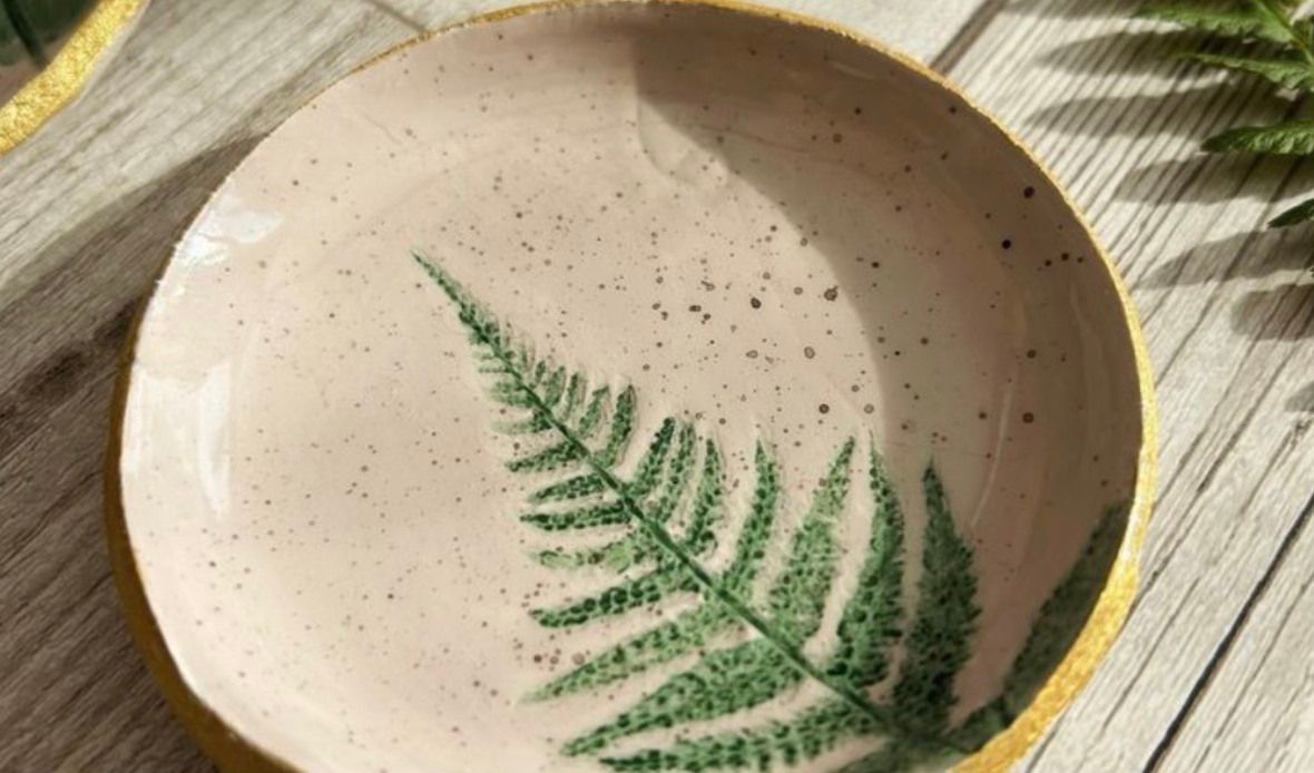 Pottery Fern Dishes Workshop