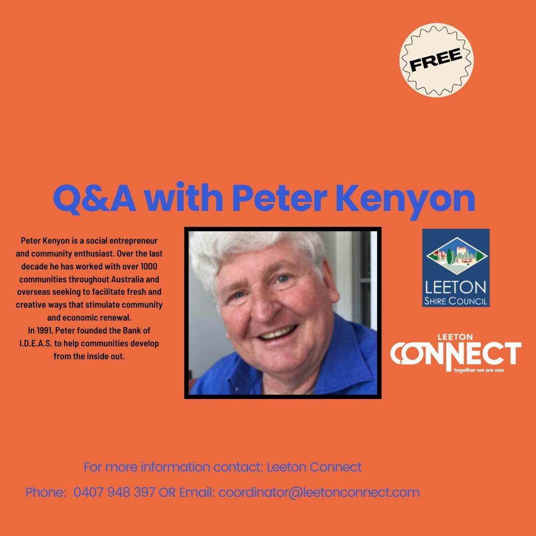 Q&A with Peter Kenyon