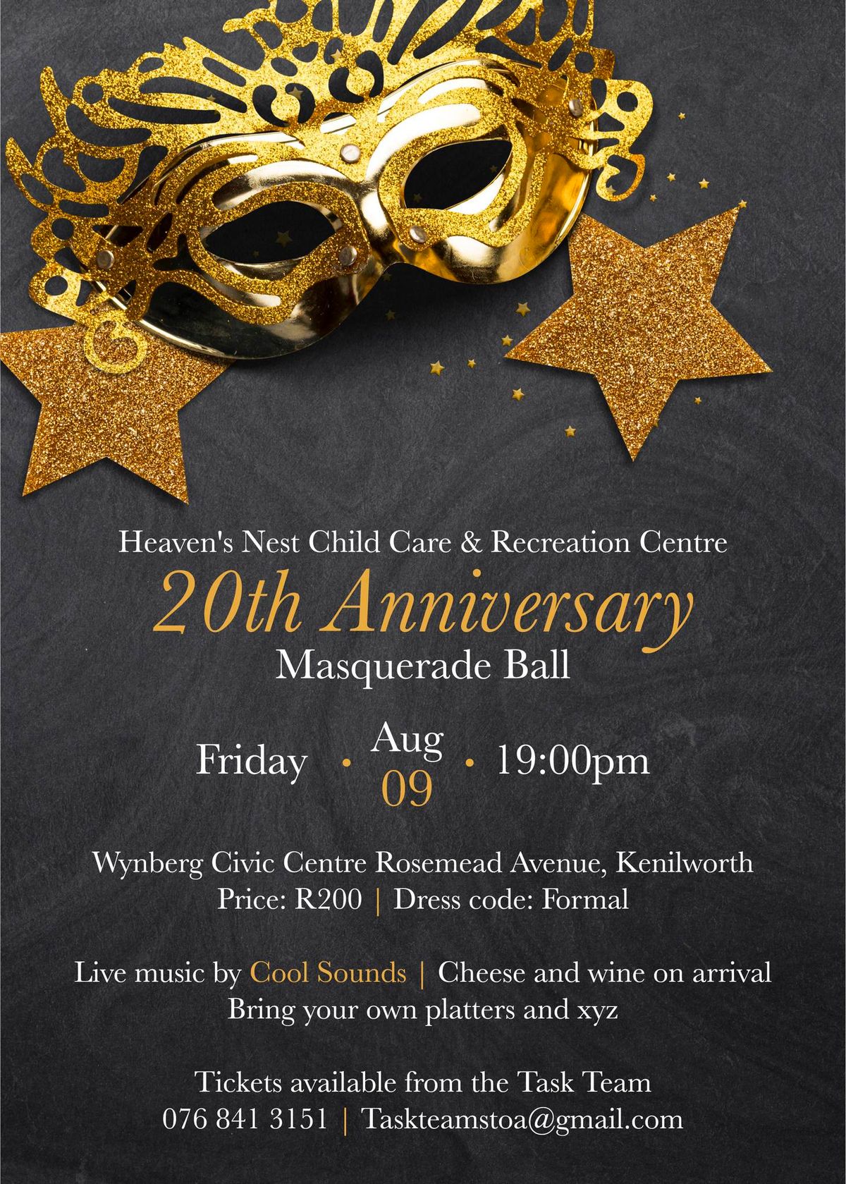 Heaven's Nest 20th Anniversary Masquerade Ball
